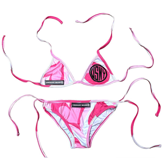 VISIONARY BRAND PINK "5☆" BATHING SUIT